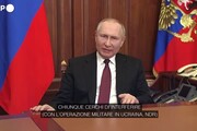 Ucraina, Putin: 'Ritorsioni mai sperimentate se qualcuno interferisce'