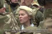 Ucraina, Ursula von der Leyen: 'Ucraini, siamo con voi'