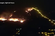 Vasto incendio ad Erice, evacuate alcune abitazioni