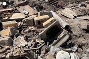 Ucraina, tra le macerie delle case distrutte dai bombardamenti a Kostyantynivka