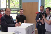Silvio Berlusconi ha votato a Milano