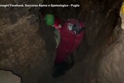 Speleologa cade in una grotta a Monopoli, soccorritori in azione