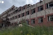Ucraina, la distruzione dopo i bombardamenti a Bakhmut