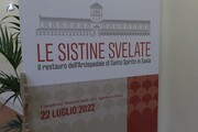 Roma, Mattarella all'inaugurazione del restauro delle Corsie Sistine