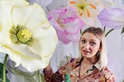 L'imprenditrice e artista: 'Ai social devo il successo dei miei fiori giganti '