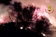 Incendio a Lipari