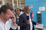 Migranti, Salvini arrivato a Lampedusa