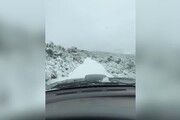 Maltempo in Sardegna, Barbagia imbiancata dalla neve