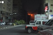 Gaza, le esplosioni viste dall'ospedale al-Quds