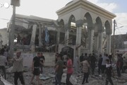 Gaza, la moschea simbolo di Khan Yunis distrutta da un bombardamento
