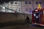 Incendio all'ospedale di Tivoli, i soccorsi dei Vigili del Fuoco
