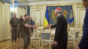 Ucraina, il cardinale Zuppi ricevuto da Zelensky