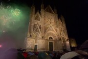Orvieto, Capodanno bagnato: fuochi e pioggia per la notte di San Silvestro