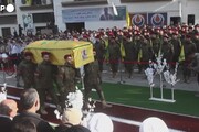 Libano, i funerali del dirigente di Hezbollah Wissam Tawil