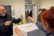 Regionali Sardegna, il voto del candidato di centrodestra Paolo Truzzu