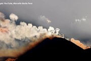 Anelli di gas sull'Etna