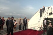 Mattarella in Costa d'Avorio, l'arrivo ad Abidjan