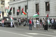 Milano, corteo pro Palestina in sostegno a Intifada Studentesca