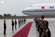 Il presidente cinese Xi Jinping e' arrivato in Francia per incontro con Macron