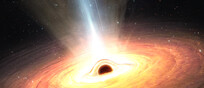 Rappresentazione artistica del buco nero osservato dal telescopio spaziale XMM-Newton dell'Esa (fonte: ESA)