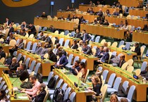 L'Assemblea dell'Onu (ANSA)