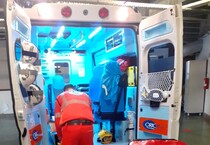Un'ambulanza. Immagine d'archivio (ANSA)