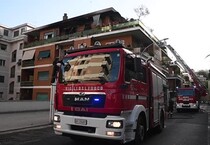 Incendio in via Richelmy a Roma, un morto (ANSA)