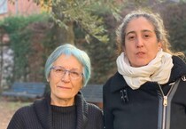 Virginia Fiume (D) e Felicetta Maltese, le due attiviste che hanno accompagnato in Svizzera la signora di 89 anni deceduta con il suicidio assistito (ANSA)