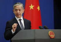 Wang Wenbin, portavoce del ministero degli Esteri cinese (ANSA)