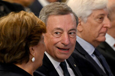 Mario Draghi, ex premier, e presidente della Bce