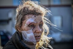 Olena Kourilo, un'insegnante di 52 anni ferita nel bombardamento di Cuhuïv