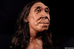 Ricostruito il volto di una donna Neandethal (fonte: BBC Studios/Jamie Simonds)