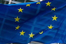 Una bandiera europea