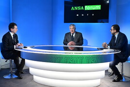 Il ministro Tajani al Forum ANSA