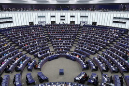 Una sessione del Parlamento europeo a Strasburgo