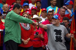 Maduro con Maradona