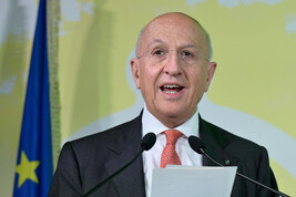 Il presidente dell'Abi, Antonio Patuelli