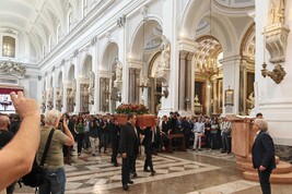 Cattedrale gremita a Palermo per i funerali di Onorato