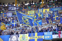 I tifosi del Verona al Bentegodi