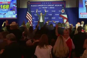 Ohio a Trump, la gioia dei suoi supporter (ANSA)