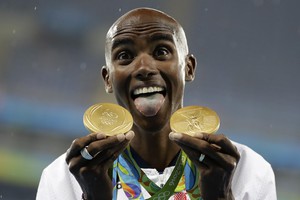 L'inglese Mo Farah vince i 5000 metri a Rio (ANSA)
