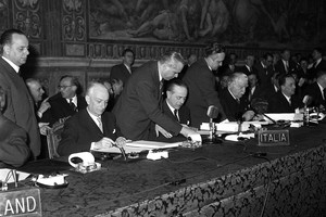 Il Trattato di Roma, le fondamenta dell'Europa di oggi (ANSA)