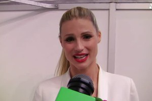Michelle Hunziker: la squadra di Sanremo e' fantastica (ANSA)