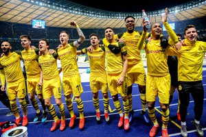 Hertha Berlin vs Borussia Dortmund (ANSA)