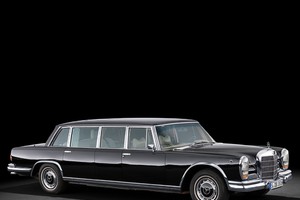 Mercedes W100, la 'super lusso' di capi di Stato e rockstar (ANSA)