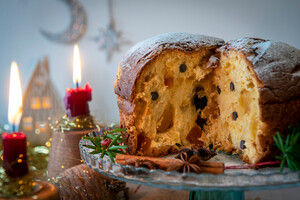 Panettone, il dolce tradizionale italiano per le feste di Natale foto iStock. (ANSA)