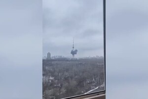 Ucraina, colpita la torre della tv di Kiev (ANSA)