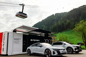 World Economic Forum Davos, si viaggia su Audi elettriche (ANSA)