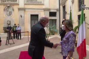 Senato, Casellati riceve il presidente dell'Algeria Abdelmadjid Tebboune (ANSA)