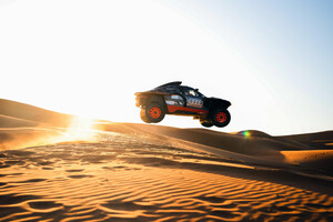 Audi RS Q e-Tron E2, primo long test in vista della Dakar (ANSA)